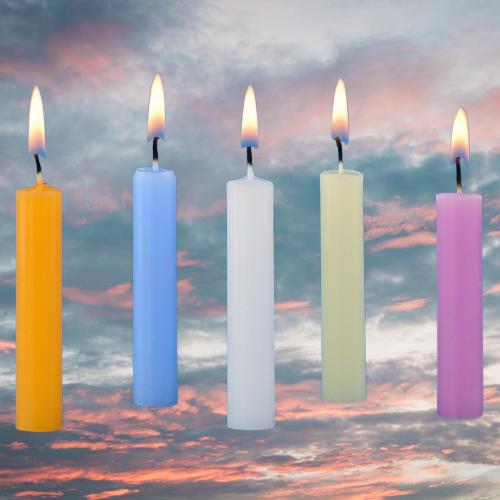 9~90 г белых парафінавых свечак для асвятлення