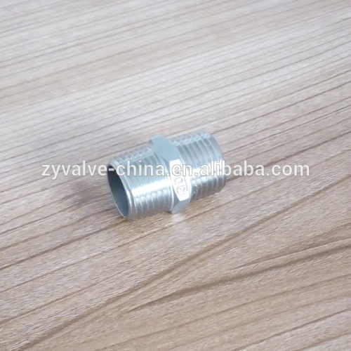 Hex Nipple 1/2" Male x 1/2" Male 304 Stainless Steel Threaded Pipe Fitting