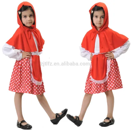 Little Red Riding Hood Costume Carnival Kids Costumes party costumes in Little Red Riding Hood