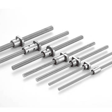 High-End CNC Components: Precision Rolled Steel Ball Screws in New Condition