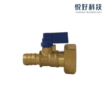 Brass Gas Cock Female Thread L Handle PTFE