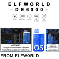 Preço Elf World De6000 Puffs Vape descartável