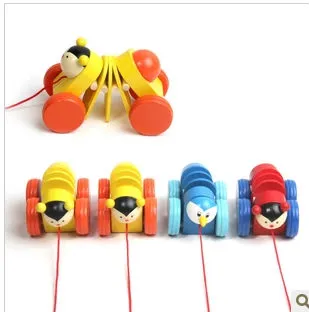 wooden animal push toys-PB027