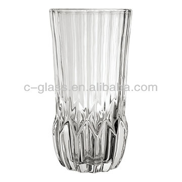 Hand Press High Quality Clear Water Glass