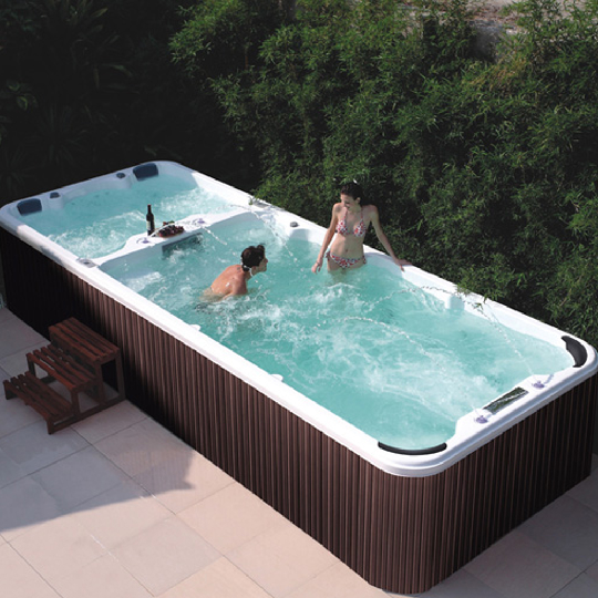 Swimmingpool Spa Combo Outdoor Gartenbadewanne & Whirlpool Outdoor Spa Badewanne