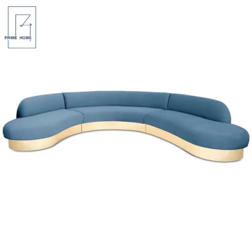Multi-Color Special Design U-Form-Samtsofa-modernes hochwertiges Schnittsofa