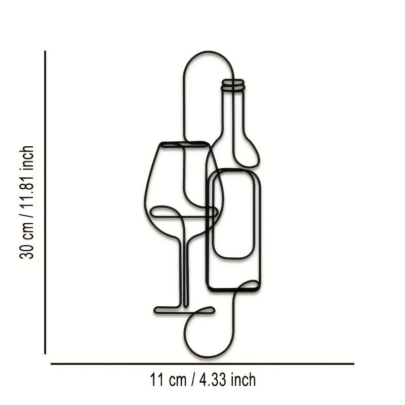 Line Metal Wall Decor