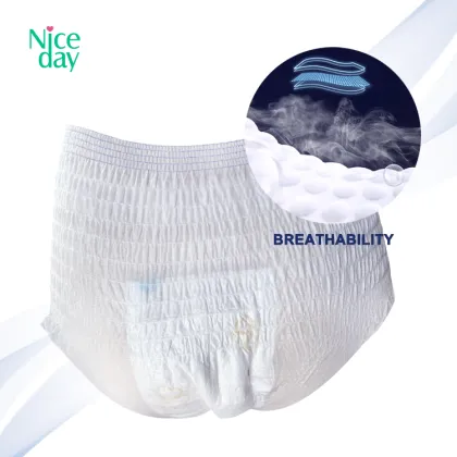 Soft female disposable menstrual pants