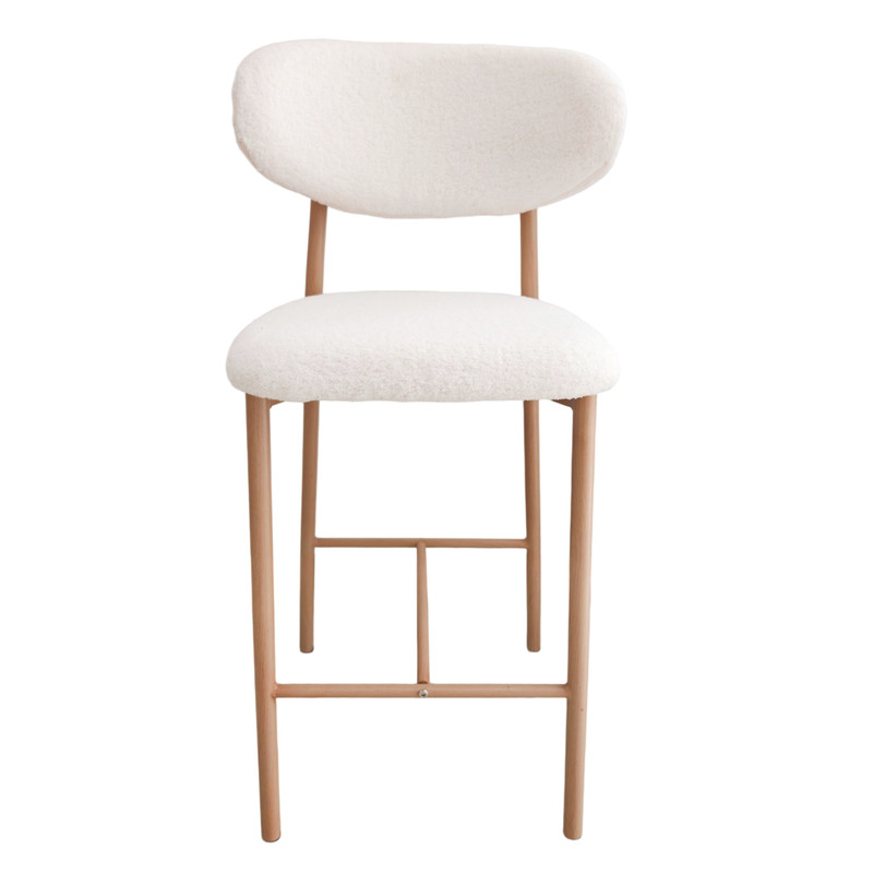 BAR2503-BOUCLE-WHT2 bar chair