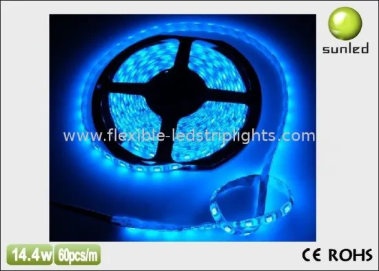 14.4w / M Blue Flexible Led Strip Lights Ip65