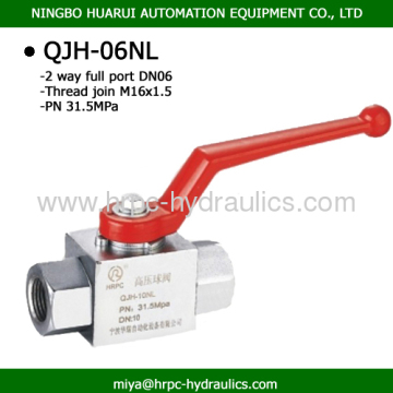Qjh High Pressure 2 Way Ball Valve Globe Valve China Manufacturers Made In China 