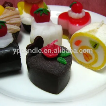 heart dark chocolate candles