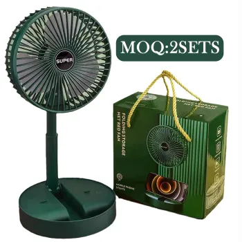 Wholesale Factory Portable Fan: USB Rechargeable, Telescopic, and Comes with Promotional Gift Box
