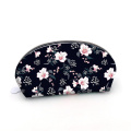 Bolsa de cosméticos de PU com maquiagem floral personalizada