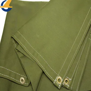 Heavy duty good breathability 100% polyester canvas tarp