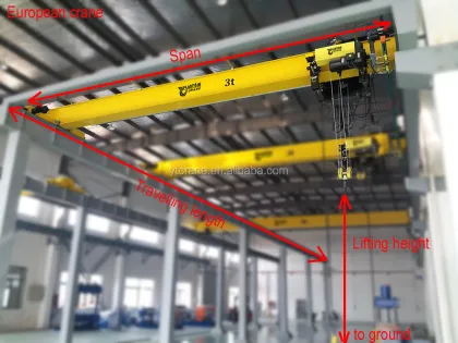 Yuantai 5 Ton Overhead Crane Price