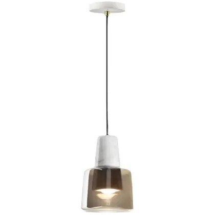 Modern Luxury LED Chandelier Designer Marble Glass Bedside Lamp
