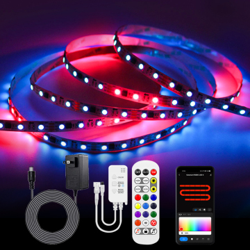 TUYA Smart WiFi RGBIC LED Strip Light - Dreamcolor Addressable Luz De Navidad
