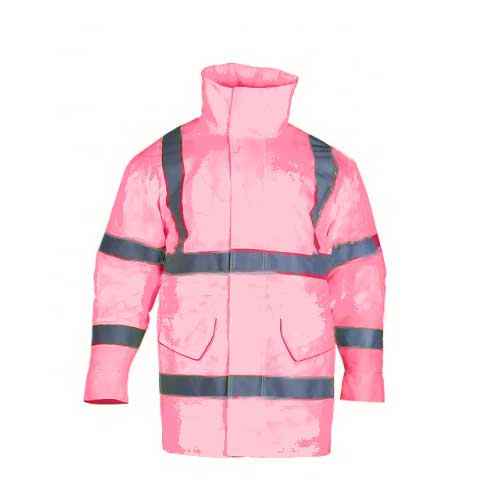 Pockets Logo Customized Hi Vis Safety Jacket Clothing