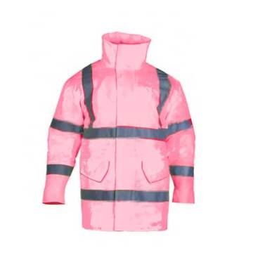 Pockets Logo Customized Hi Vis Safety Jacket Clothing