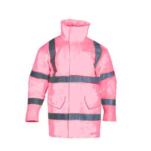 Pockets Logo Customized Hi Vis Safety Jacket Clothing
