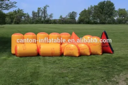 inflatable speedball bunker fit for paintball equipment