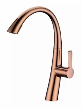 Single Handle Curve type Antique Brass kitchen Faucet