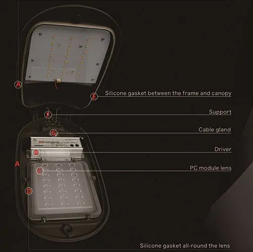 Manufacture 85-265V 150w LED street lamps with Lightning arrester
