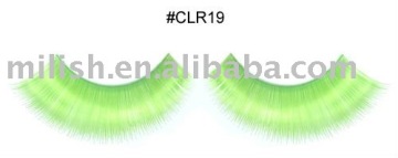 party handmade color green eyelashes extension ME-0025