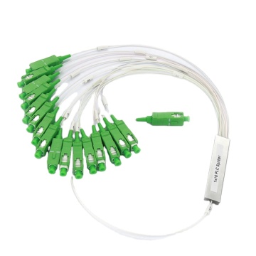 XPONネットワークスチールチューブPLCスプリッターSC/UPCコネクタ（1x2、1x4、1xn）