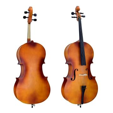 Handgemaakte Matt Maple Full Size cello set 4/4