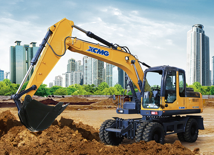 XCMG XE150WB حفارة ذات عجلات 15 طن