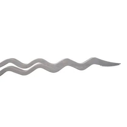 395MM Wave Style Trident Shaper Stainless Steel Shisha Hookah Tongs Tweezers Clamp