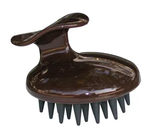Brown Massage Comb(thin teeth)
