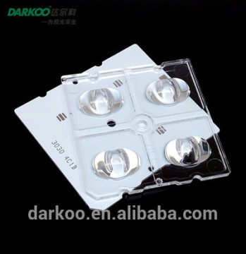 New seoul short light spot multi streetlight lens DK5050-4H1-130*70-TII-S