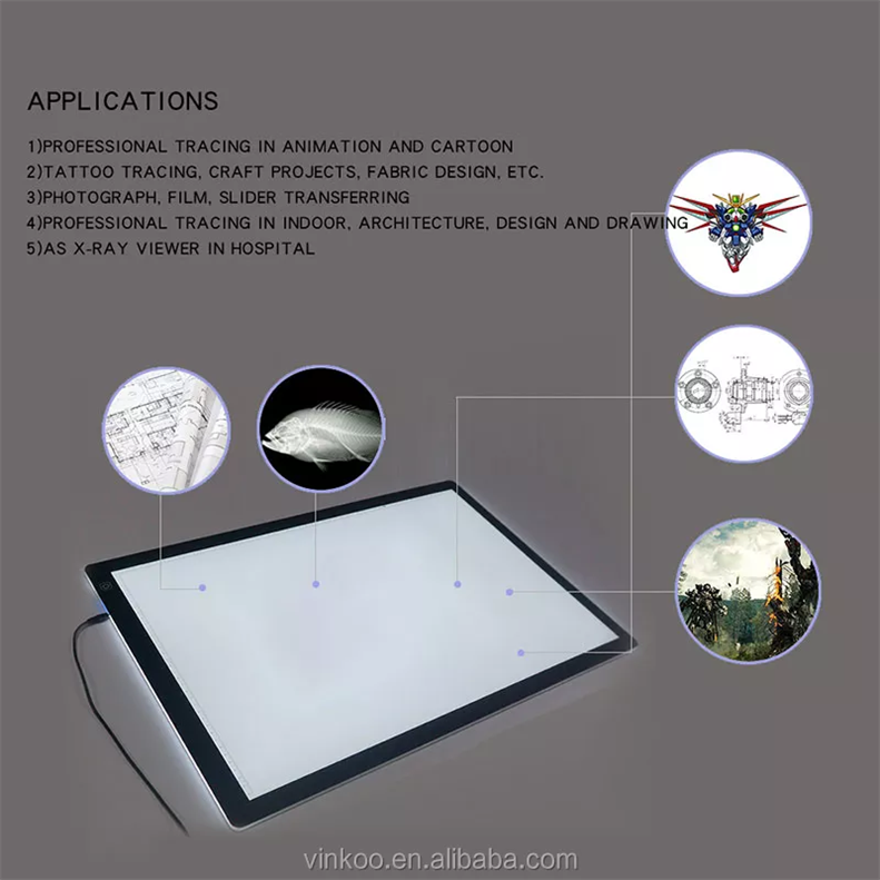 Suron Table Tracer Board Dimmable Brightness Artcraft