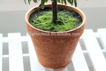 mini artificial grass topiary, decorative 52cm grass topiary