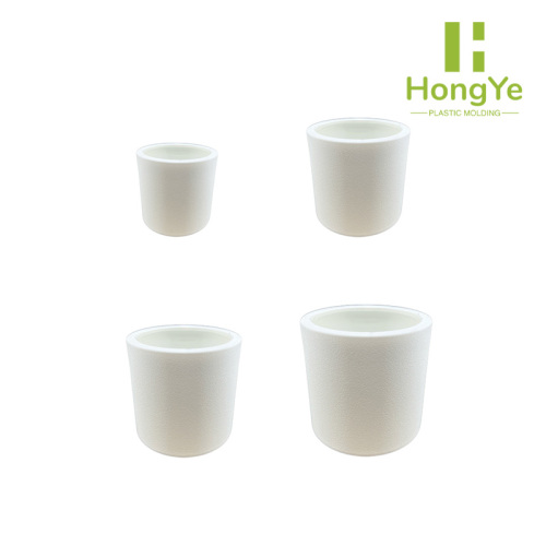 Vaso moderno para flores com lados retos