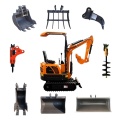 0,8T 1,2T 1,5T Mini excavatrice XN08 Mini Digger à vendre, meilleur prix pour l&#39;excavatrice de Crawler