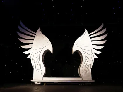 Wedding props for the "Gate of Wings" event