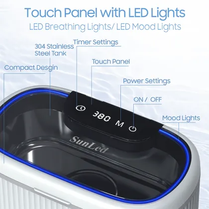 2025 Mini Ultrasonic Jewelry Cleaner - Portable Ultrasonic Cleaning Machine