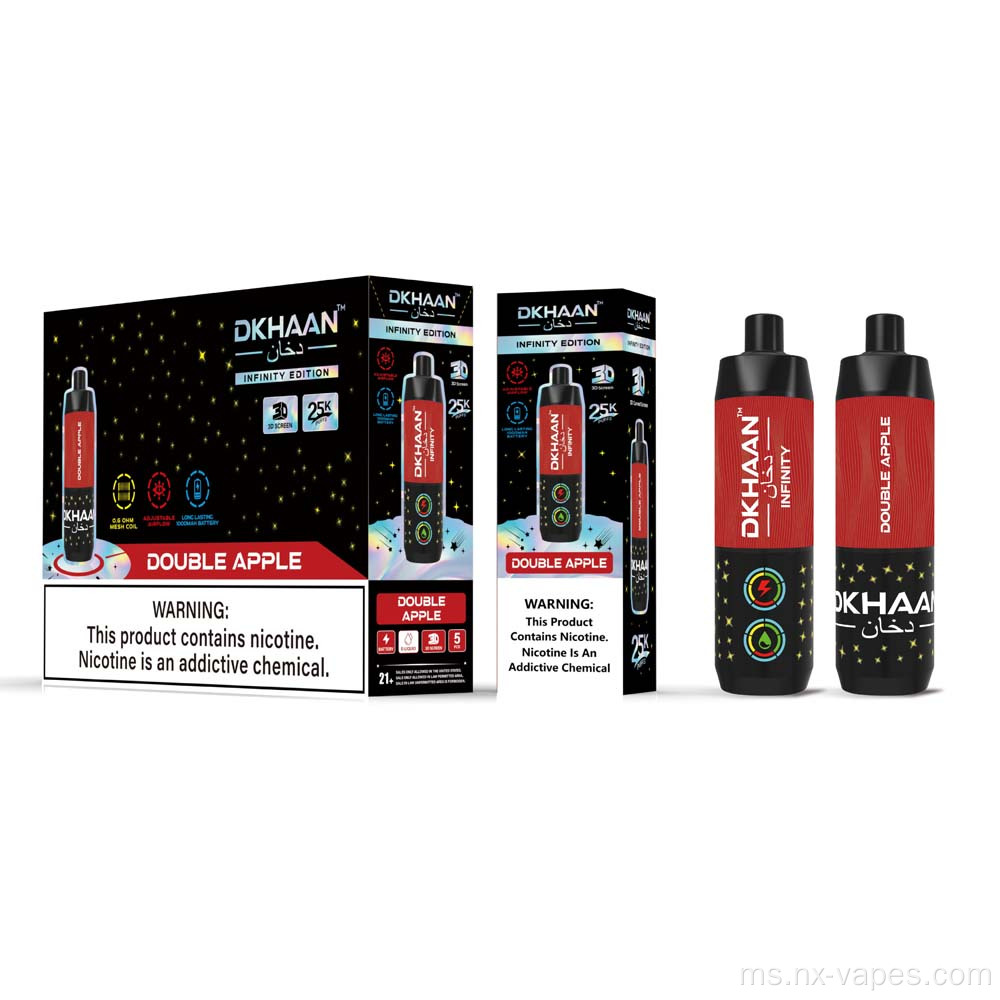 Dkhaan infinity 25k puff vape vape borong