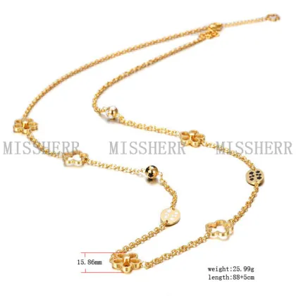 Cheap gold plating chain necklace jewellery