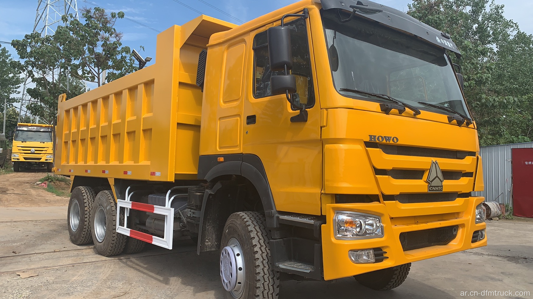 تستخدم Howo Dongfeng Dump Truck 6x4