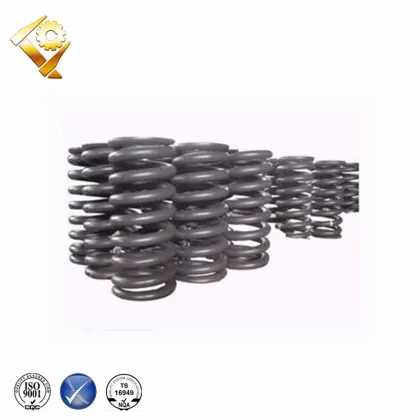 Helical coil spring plastic spring
