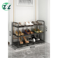 80cm 3 floor Black shoe rack