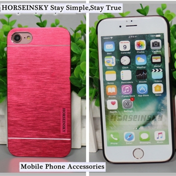 Trendy Fashionable Design High Quality Back Cover Metal PC Phone Case for iPhone 6