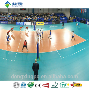 Dongxing PVC indoor volleyball court flooring cost