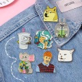 Hard Enamel Pin Novelty Gift Durable and Eye-Catching Carton Design