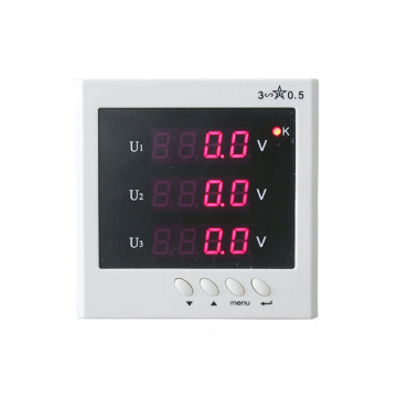 BJ-192U-9x4 LCD driefasige digitale voltmeter en ampeter paneelmeter met RS485-interface, 400V 200A AC/DC-meting